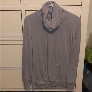 Blue knit sweater pullover